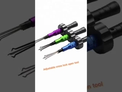 Roestvrij staal slot pick set voor civiele slotenmaker gereedschap Het nieuwe kruis slot snel open gereedschap (3 sets)