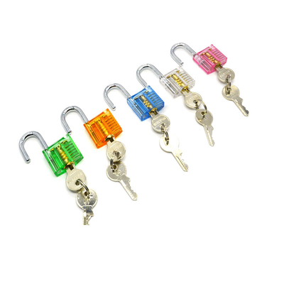 kopen Kleurrijke mini versie van Word Transparent Practice Lock Set 5pcs online vervaardiging