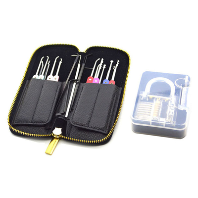 kopen Combinatie Praktijk hangslot Set Roestvrij staal 22pcs Auto Lock Pick Kit Set Transparante praktijk hangslot pick set online vervaardiging
