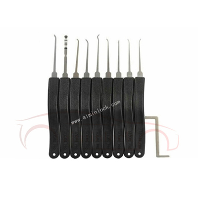 kopen Warme verkoop KLOM 9 stukken slot pick tool geavanceerde 9 stukken set slotenmaker gereedschappen online vervaardiging