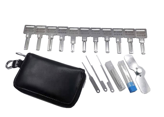 kopen Een stuk aluminiumfolie zonder naald slot snel open hulpmiddel (11 stuks) slotenmaker Tool Set online vervaardiging