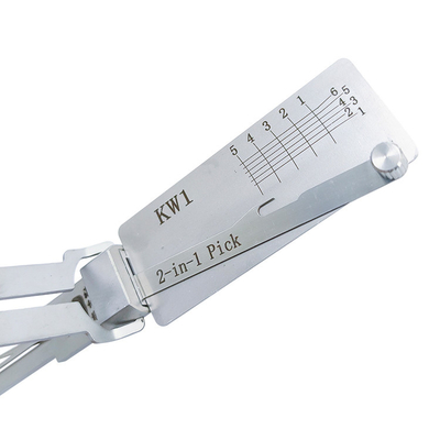 kopen Lishi huis slot pick zilver roestvrij staal deur slot Lishi 2in1 Picks Tool Kw1 Lockpick Set Decoder online vervaardiging