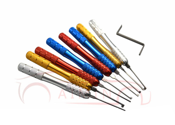 kopen Roestvrij staal Kaba Lock pick Practice Lock Pick Ontsluiting Tool Set Sleutels Verwijder gereedschap online vervaardiging