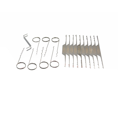 kopen Roestvrij staal slot pick kit 18pcs Wave Brush Hook Picks Locksmith Tools Lock Pick Tools online vervaardiging
