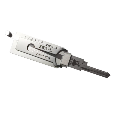kopen KW5-L Lishi 2 in 1 Lock Pick Tool Residential Locks Roestvrij staal Lock Pick Decoder online vervaardiging