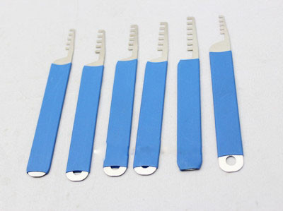 kopen 6-in-1 Comb Style roestvrij staal slot pick sets voor beginners online vervaardiging