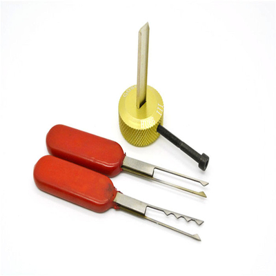 kopen Sluitwerktuig Rood Picking Set Roestvrij staal Lock Pick Set Voor De Derde VW online vervaardiging