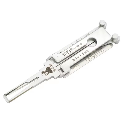 kopen Hoogwaardig slotenmaker gereedschap Toy48 Car Lishi 2 In 1 Reader Slotenmaker Gereedschap Auto Lock Pick Set online vervaardiging