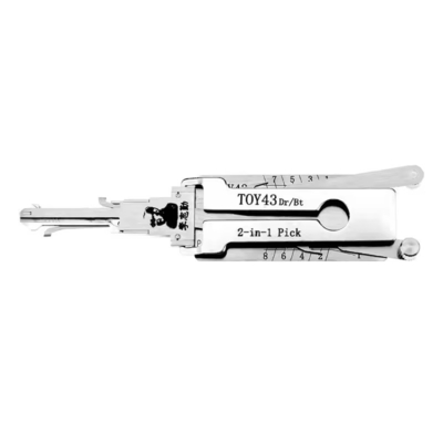 kopen Lishi Lock Pick For Cars Set TOY43 2-in-1 Pick Car Door Lock Pick Decoder Ontsluittool online vervaardiging