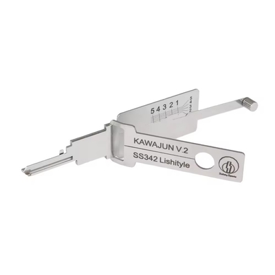 kopen Lishi 2in1 Residential Civilian tools Lock Cylinder Opening Tool(SS342) Reader for japan KAWAJUN Locksmith Tools online vervaardiging