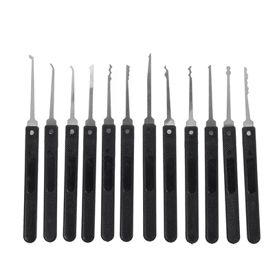 kopen Beginnende slotenmaker gereedschappen transparante praktijk slot voor leerdoeleinden,12 Pieces Of Black Locksmith Tools online vervaardiging