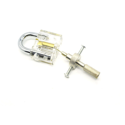 kopen Transparante diamanten praktijk hangslot metalen acryl praktijk slot pick set voor beginners om te oefenen online vervaardiging