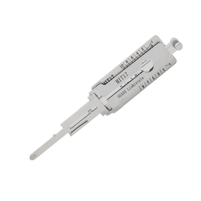 kopen Auto Lishi Tool MIT17-10cuts SS103 2 in 1 Lishi Locksmith Gereedschap Voor Mitsubishi Deurslotopener online vervaardiging