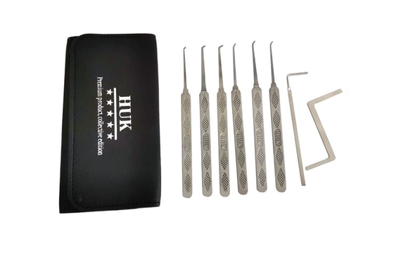 kopen Slotenmaker Gereedschap 6 stuks Handige Enkele Haak RVS Lockpick Set online vervaardiging