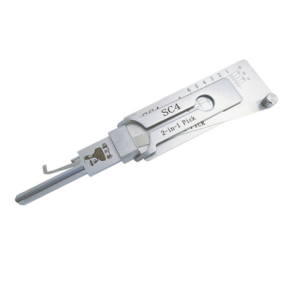 Lishi Sc4 Lock Pick Voor Schl roestvrijstalen gereedschap Lock Picking Lishi 2 In1 Pick