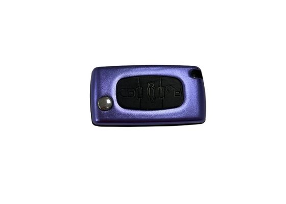 Aluminiumlegering Peugeot vouwbare afstandsbediening sleutel voor Peugeot Purple vervanging